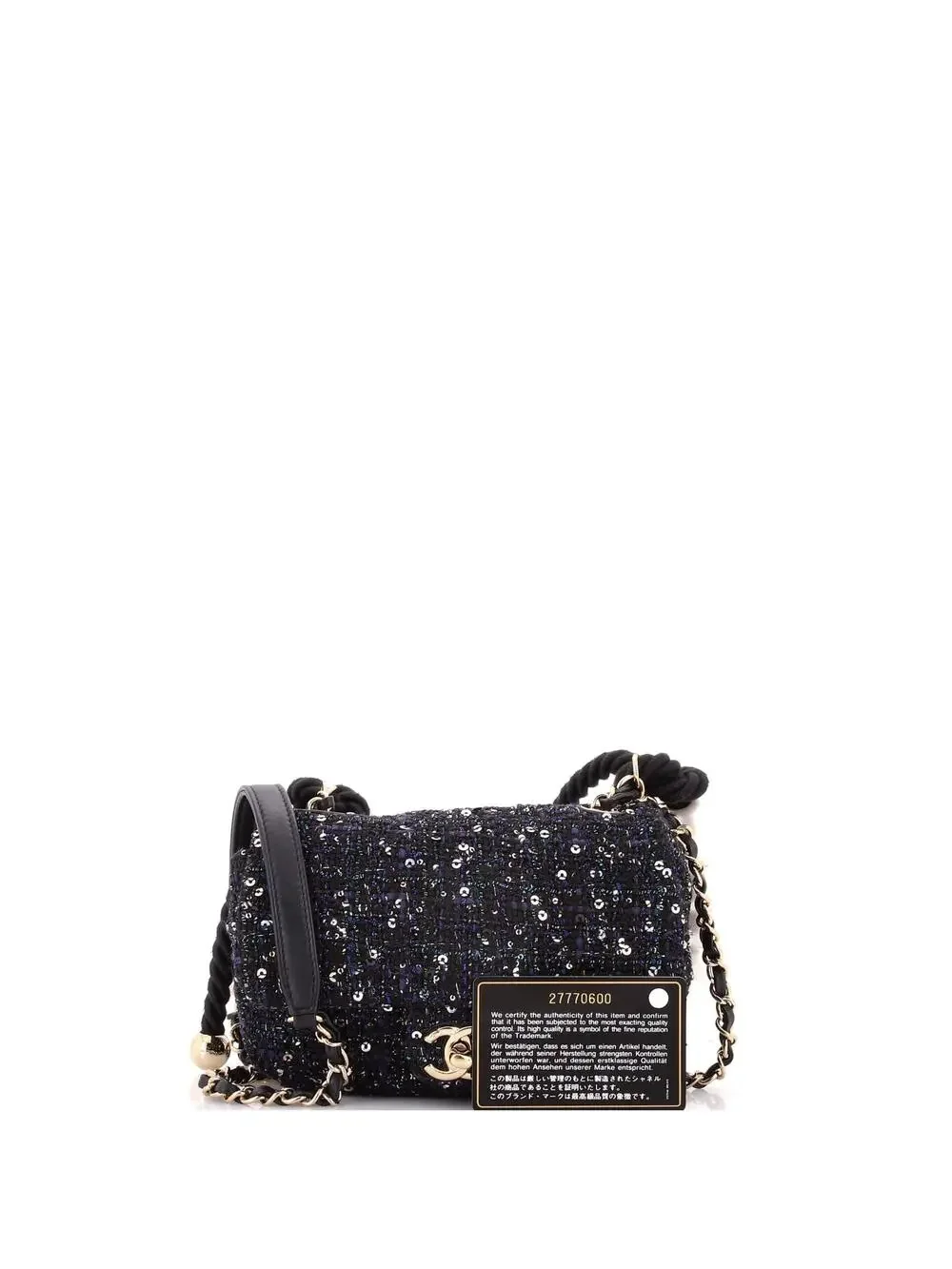 Chanel Pearl Handle Flap Bag Quilted #242830C39B